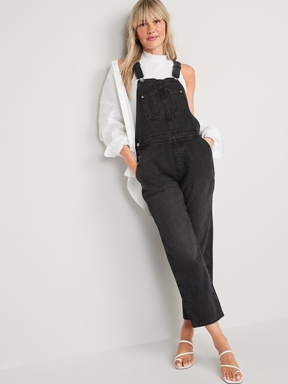 Gap Size Small Black Denim Overalls Women’s Jeans - Classic Fit
